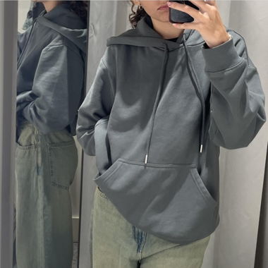Hoodie oversize vert H&M
