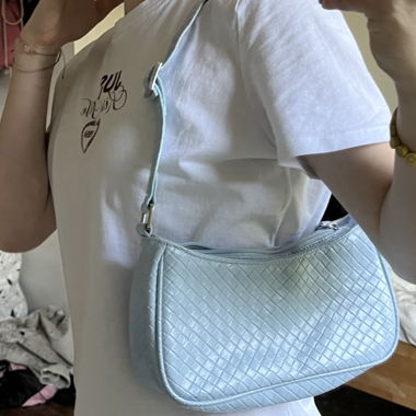 Hellblaue Zalando Tasche