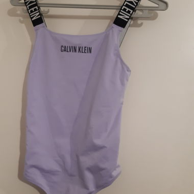 Calvin Klein violetter Badeanzug - 12/14 Jahre