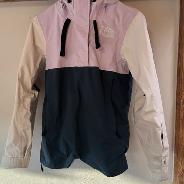 The North Face colorblock hooded jacket