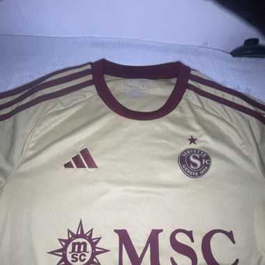 Maillot Servette FC doré/beige