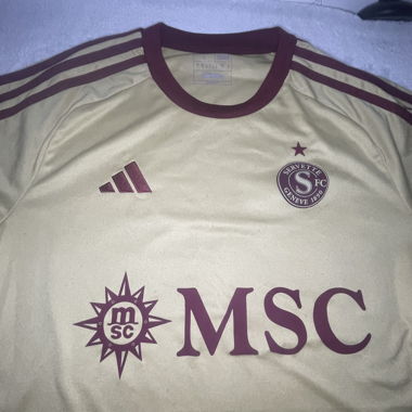 Maillot Servette FC doré/beige