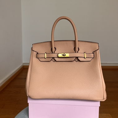 Sac à main en similicuir - Beige chaud