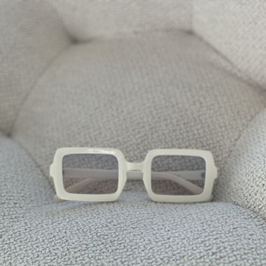 White and blue sunglasses