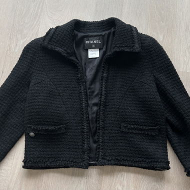 Chanel wool tweed jacket size S