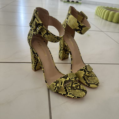Snake-print Sandals