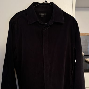 COS Corduroy Shirt – Black, Size S