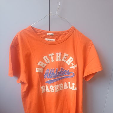 Tshirt orange Stone wash taille xxl
