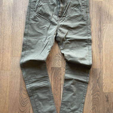 Pantalon vert en coton