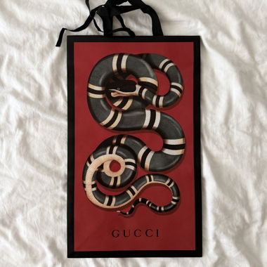 Gucci Kingsnake Red Collector’s Shopping Bag