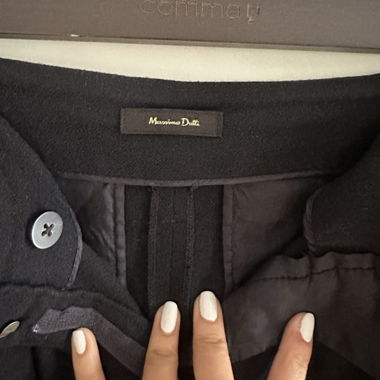 Black fabric trousers by Massimo Dutti
