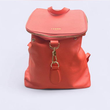 Coral leather Fedon backpack never worn