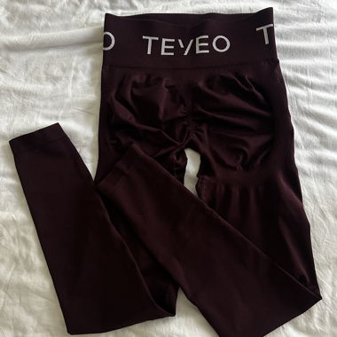 TEYEO seamless sport leggings burgundy
