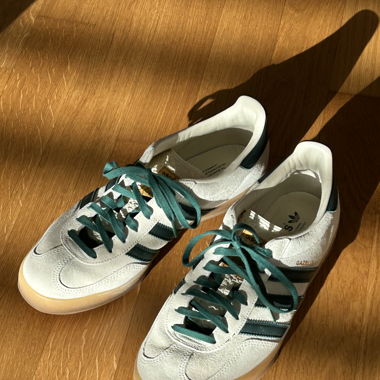 Adidas Gazelle Beige/Grün 43,3