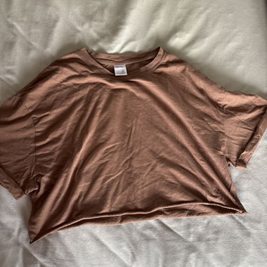 T-shirt crop Bershka
