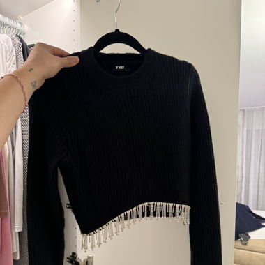 Pullover mit glitzersteinchen