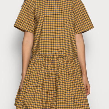 Levi’s Gelbes Tartan-Kleid