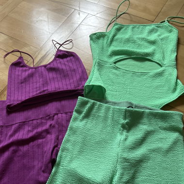 Set sportivo a due colori
