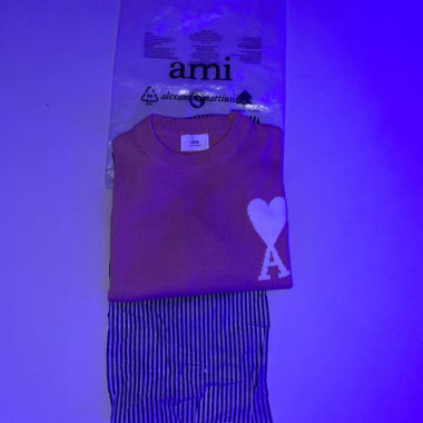 Rosa Wollpullover "Ami de Coeur"