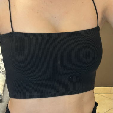 Bandeau à bretelles noir