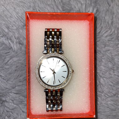 Michael Kors Ladies Darci Tri Tone UhrMK3203