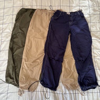 Lot of 3 Parachute Pants
