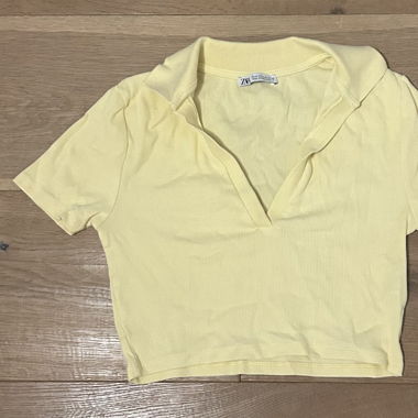 Crop-Top (gelb)