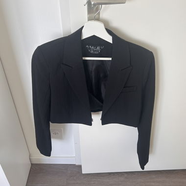 Blazer corto nero