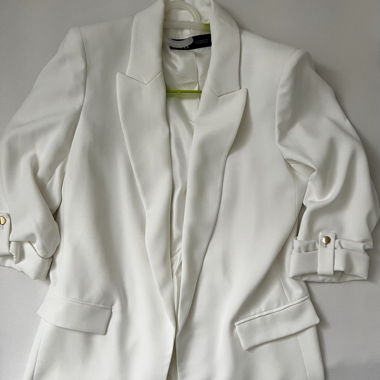 Blazer Zara bianco