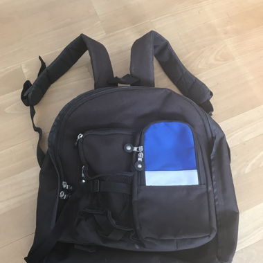 Schwarzer Rucksack
