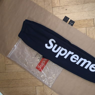 Supreme Navy  Blue Tracksuit Bottoms