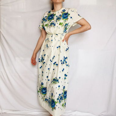 Vintage floral nightdress dress