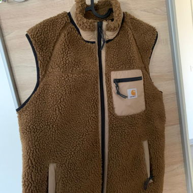 Carhartt vest liner-brown sleeveless jacket/gilet