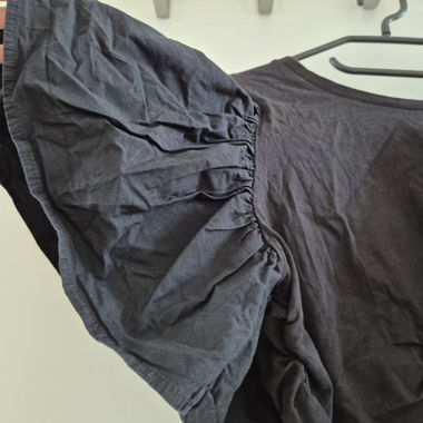 Top corto Zara da donna nero