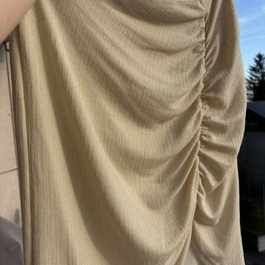 Beige / Silver Sparkling Skirt