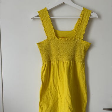 Gelbes Sommertop 