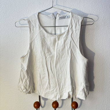 White Stradivarius Top