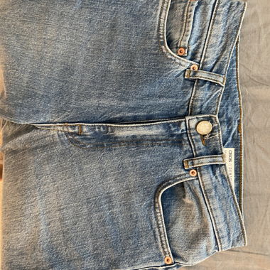 blue asos jeans