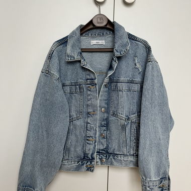 Oversized denim jacket