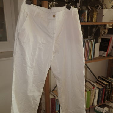 White suit trousers