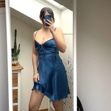 HANDMADE SILK CORSET DRESS