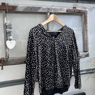 Süsse GAP Bluse Gr M mit Herzchen