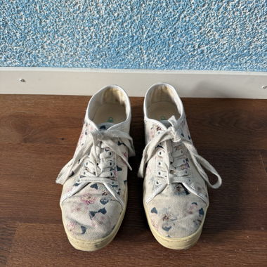 Floral Canvas Sneakers
