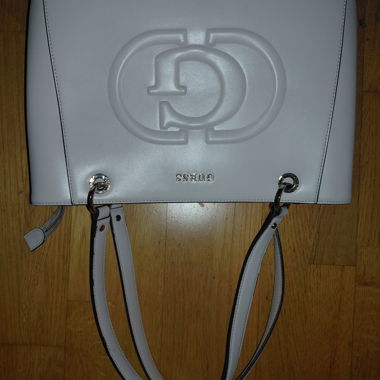 Sac cabas GUESS blanc/crème