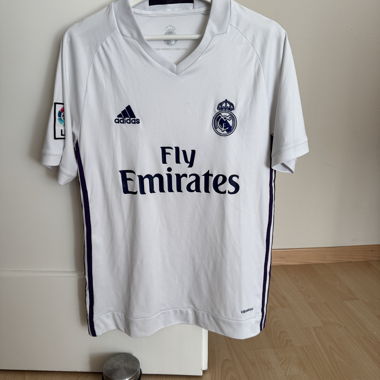 Real Madrid Adidas Home Jersey Fly Emirates