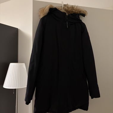Canada-Goose-Mantel schwarz