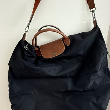 Longchamp Pliage erweiterbare Reisetasche