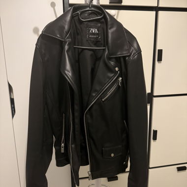 Blouson en cuir Zara