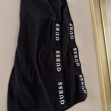 Black GUESS Biker Shorts
