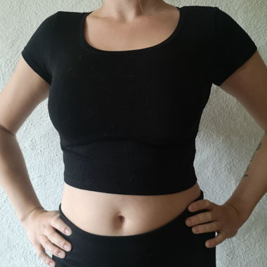 Black Crop Top